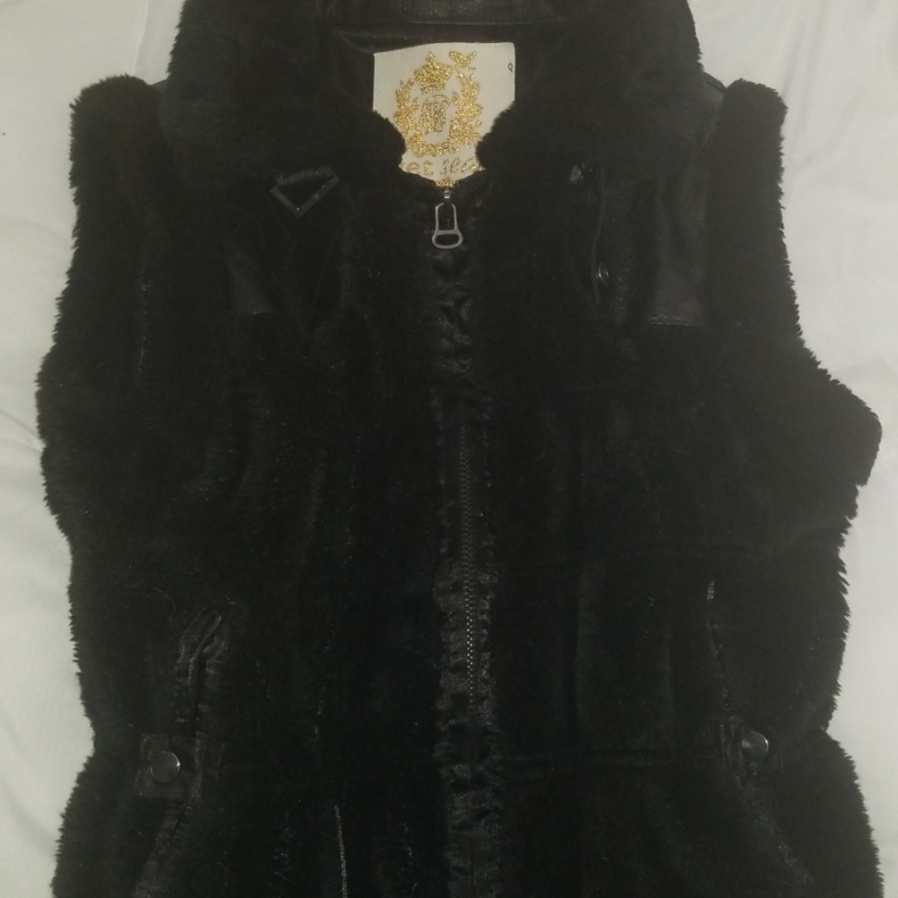 Faux fur vest